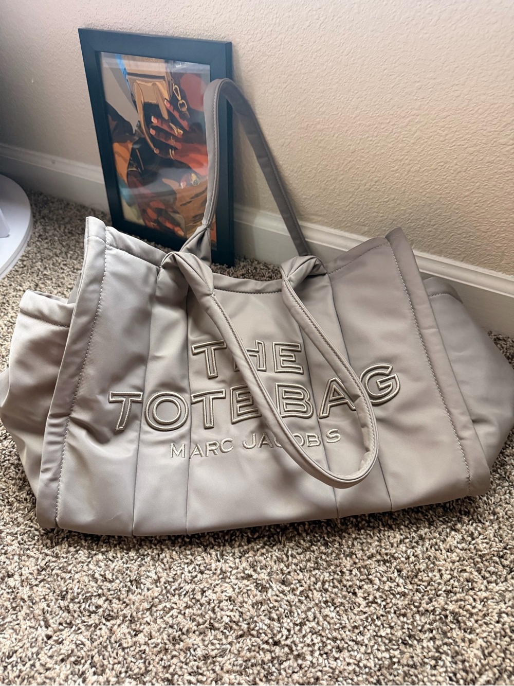 Marc Jacobs The Tote Bag in Taupe Gray